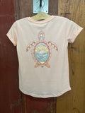 Earth Nymph Girls Scenic Turtle Tee - Newport Beach