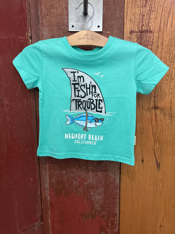 Earth Nymph Boys Fish Trouble S/S Tee NB