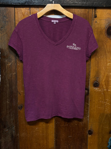 BSS Womens Got The Goods Embroidered Vneck Tees