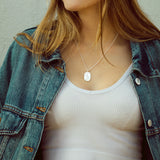 Get Back Our Lady Of The Waves Silver Necklace