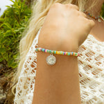 Get Back Pastel Sunsets Beaded Bracelet