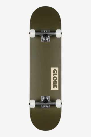 Globe Goodstock 8.25" Skateboard Complete - Fatigue Green