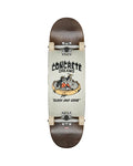 Globe Kids Softie Mid 8.25" Skateboard Complete - Dark Maple/Concrete Dreams