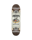 Globe Kids Softie Mid 8.25" Skateboard Complete - Dark Maple/Concrete Dreams