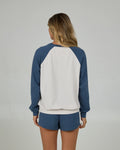 Salty Crew Womens Gone Salin Crew- Indigo