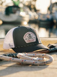 Haggard Pirate Badged Retro Trucker Hat- Navy