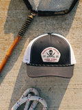 Haggard Pirate Badged Retro Trucker Hat- Navy