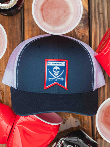 Haggard Pirate Burgee Retro Trucker Hat