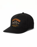 Haggard Pirate Cowtown Snapback Hat - Black