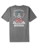 Haggard Pirate Drinking Crew S/S Tee - Grey