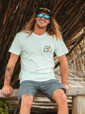 Haggard Pirate Happy Hour S/S Tee- Seafoam