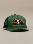 Haggard Pirate Jolly Roger Retro Trucker Hat