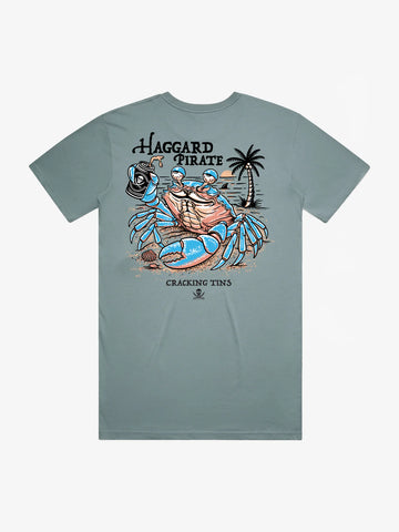 Haggard Pirate Mens Cracking Tins S/S Tee- Mineral