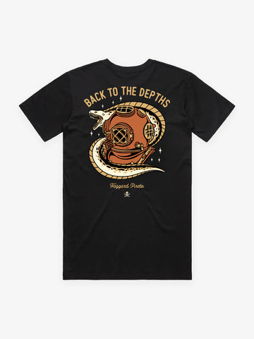 Haggard Pirate Mens Deep Diver S/S Tee- Black