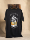 Haggard Pirate Mens Loose Lips S/S Tee - Black