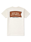 Haggard Pirate Mens Low Morals S/S Tee - Bone
