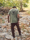 Haggard Pirate Never Meant S/S Tee - Light Olive Heather