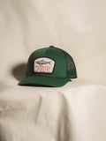 Haggard Pirate Sharky Retro Trucker Hat - Evergreen