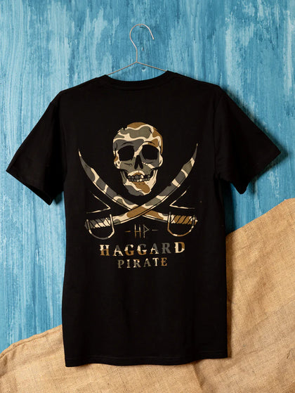 Haggard Pirate Skulled Duck Camo S/S Tee