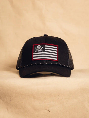 Haggard Pirate Trooper Retro Trucker Hat