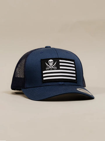 Haggard Pirate Trooper Retro Trucker Hat