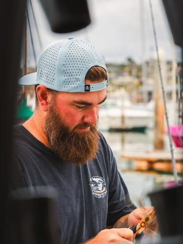 Haggard Pirate Skulled Performance Trucker Hat