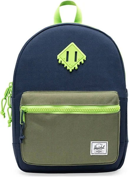 herschel backpack boy Classic Backpack, Navy, Mod zippered front pocket Herschel Heritage Youth 26L Backpacks