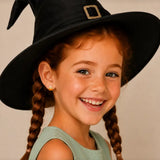 Jax Kelly Kids Candy Corn Enamel Flat Back Earrings