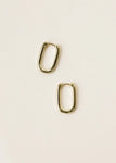 Jax Kelly Large Rectangle Hoop Earrings