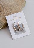 Jax Kelly Large Rectangle Hoop Earrings