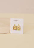 Jax Kelly Small Ripple Gold Hoop Earrings