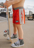 LT Little Boys Electric Boardies Red