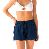 Lotus and Luna Oxford Cotton Cabana Shorts