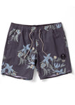 Vissla Mens Boardshorts Hibiscus Haze 16.5" Ecolastic Trunks