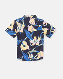 Volcom Little Boys Varkala S/S Button Up Shirt - Navy