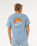 Rip Curl Mens Hazey Days Tee- Faded Denim