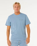 Rip Curl Mens Hazey Days Tee- Faded Denim