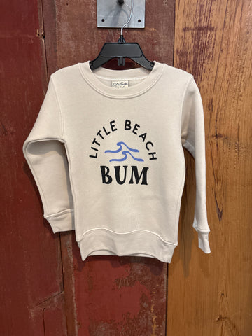 Oat Collective Little Beach Bum Unisex Toddler Crewneck Sweatshirt