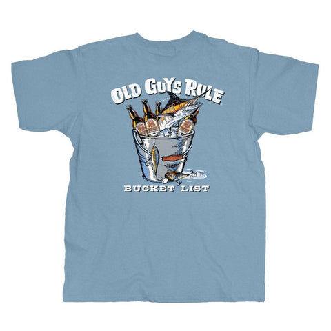 Old Guys Rule - Bucket List Mens SS Tee