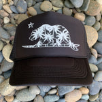 Pacific Coast Surf Bear Palm Tree Youth Hat