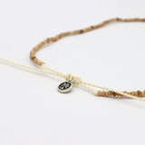Pineapple Island Natural Wood Beaded Choker
