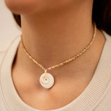 Pineapple Island Natural Wood Beaded Choker