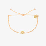 Pura Vida Charity Paw Print Charm Bracelet - Nude