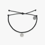 Pura Vida Charity Paw Print Charm Bracelet