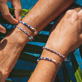 Pura Vida Homes For Our Troops Stretchy Bead Charity Bracelet
