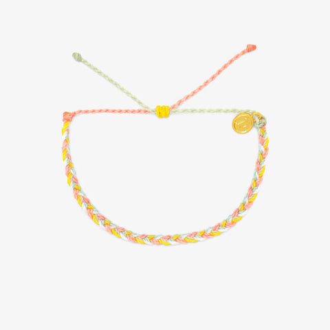 Pura Vida Mini Braid Charity Bracelet - Mental Health America - MH24