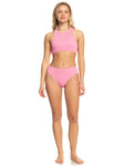 ROXY Womens Active Rib Crop Bikini Tops