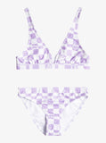 ROXY Big Girls Magical Waves Elongated Bikini Set
