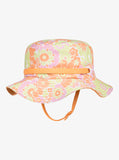 ROXY Girls New Bobby Reversible Bucket Hat with Chin Strap