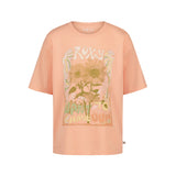 ROXY Girls Sunshine Oversized S/S  - Coral Pink